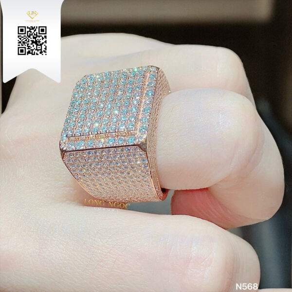 Nhẫn Nam Kim Cương N568 Dương Trần Daimond
