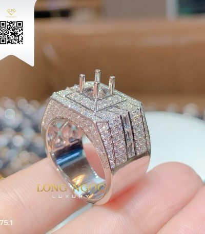 Nhẫn Nam Kim Cương N5751 Kim Cương Giá Tốt