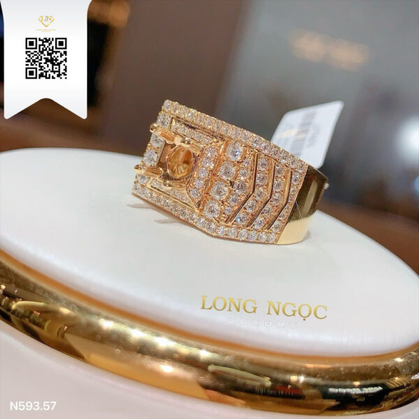 Nhẫn Nam Kim Cương N59357 Dương Trần Daimond