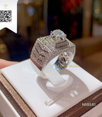 Nhẫn Nam Kim Cương N59361 Dương Trần Daimond