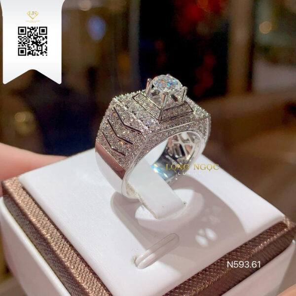 Nhẫn Nam Kim Cương N59361 Dương Trần Daimond