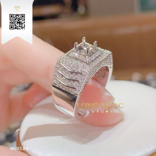 Nhẫn Nam Kim Cương N59384 Dương Trần Daimond
