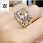 Nhẫn Nam Kim Cương N6354 Kim Cương Giá Tốt