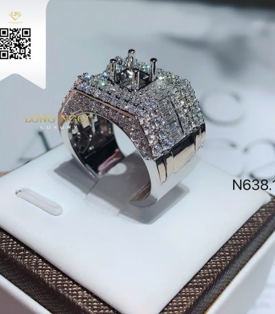 Nhẫn Nam Kim Cương N6381 Dương Trần Daimond