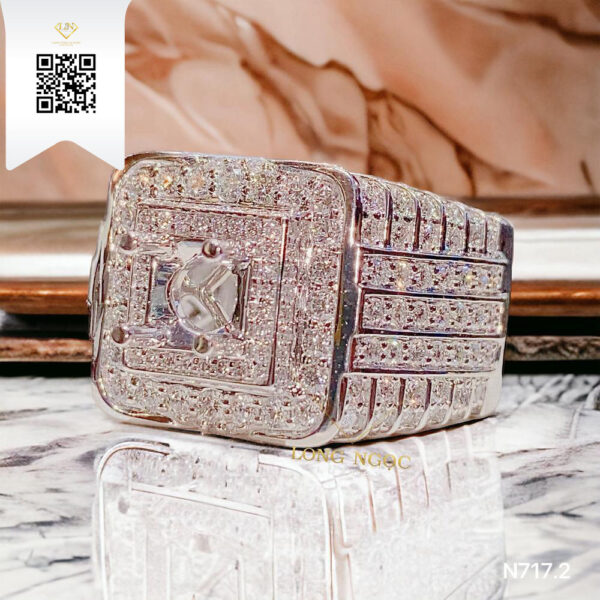 Nhẫn Nam Kim Cương N7172 Dương Trần Daimond
