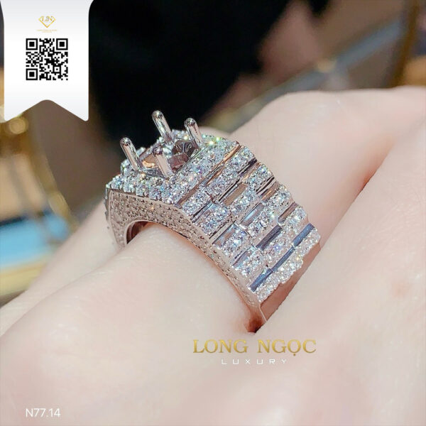 Nhẫn Nam Kim Cương N7714 Dương Trần Daimond