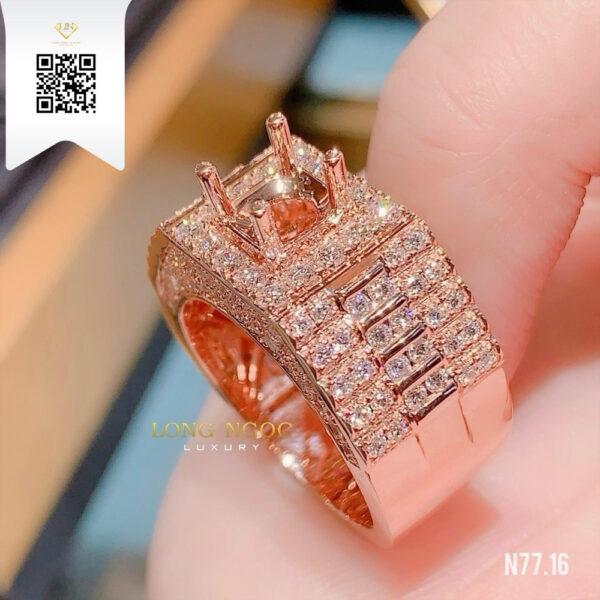 Nhẫn Nam Kim Cương N7716 Dương Trần Daimond