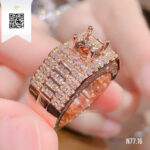 Nhẫn Nam Kim Cương N7716 Long Ngọc luxury