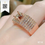 Nhẫn Nam Kim Cương N7716 Trần Dương Daimond Long Ngọc Luxury