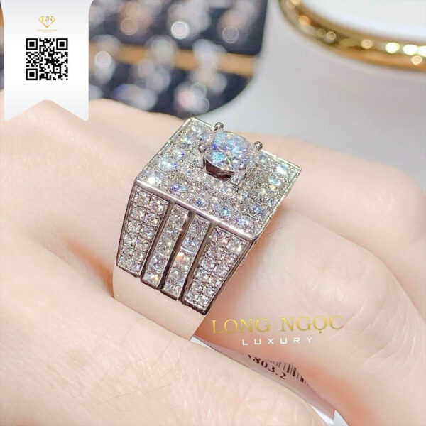 Nhẫn Nam Kim Cương N8032 Dương Trần Daimond