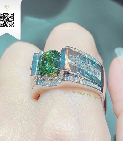 Nhẫn Nam Kim Cương N8203 Kim Cương Giá Tốt