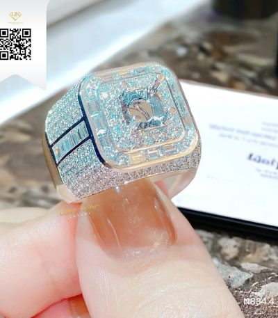 Nhẫn Nam Kim Cương N8344 Dương Trần Daimond