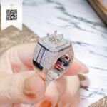 Nhẫn Nam Kim Cương N8344 Kim Cương Giá Tốt