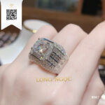 Nhẫn Nam Kim Cương N8347 Long Ngọc luxury