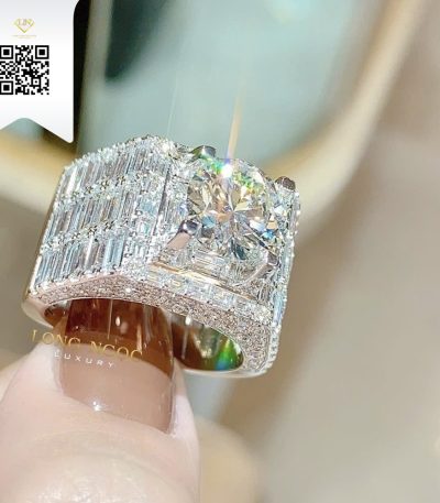 Nhẫn Nam Kim Cương N83810 Dương Trần Daimond