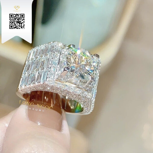 Nhẫn Nam Kim Cương N83810 Dương Trần Daimond