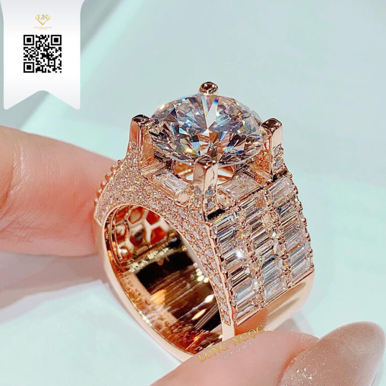 Nhẫn Nam Kim Cương N8385 Dương Trần Daimond