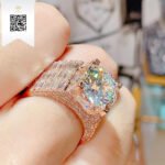 Nhẫn Nam Kim Cương N8385 Kim Cương Giá Tốt