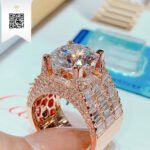 Nhẫn Nam Kim Cương N8385 Long Ngọc luxury