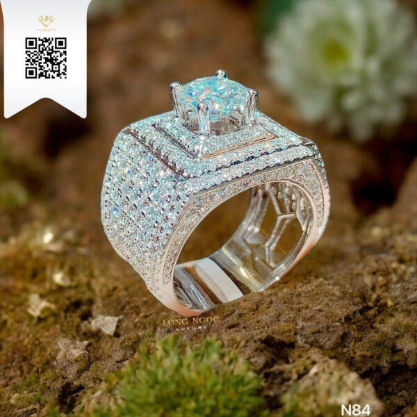 Nhẫn Nam Kim Cương N84 Dương Trần Daimond