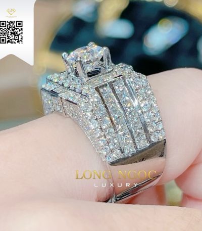 Nhẫn Nam Kim Cương N8661 Dương Trần Daimond