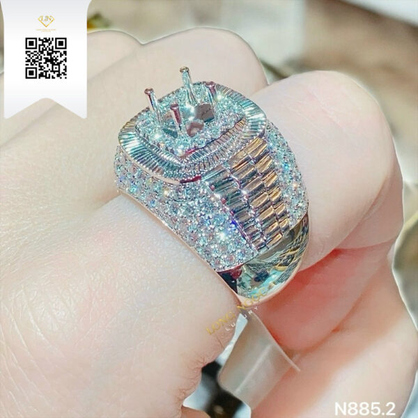 Nhẫn Nam Kim Cương N8852 Dương Trần Daimond