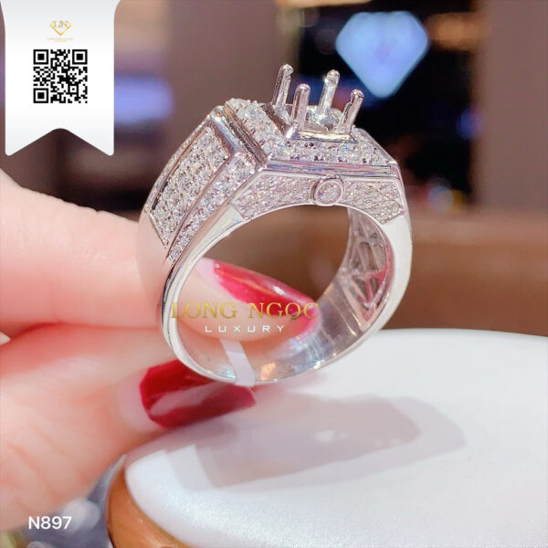 Nhẫn Nam Kim Cương N897 Dương Trần Daimond
