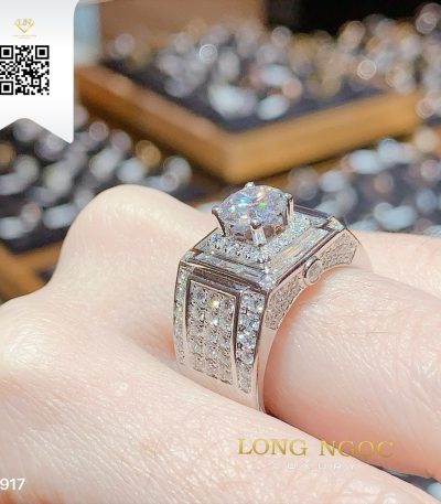 Nhẫn Nam Kim Cương N917 Dương Trần Daimond