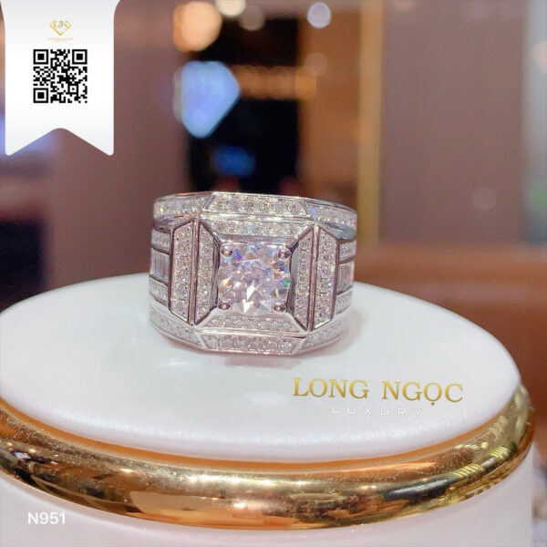 Nhẫn Nam Kim Cương N951 Dương Trần Daimond