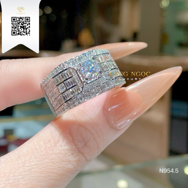 Nhẫn Nam Kim Cương N9545 Dương Trần Daimond
