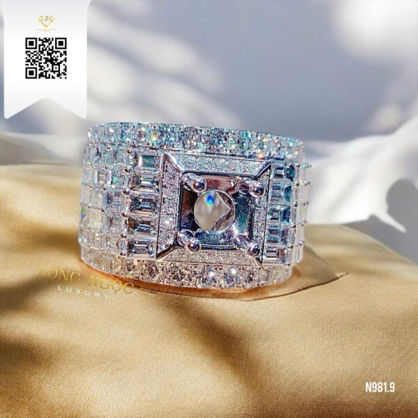 Nhẫn Nam Kim Cương N9819 Dương Trần Daimond