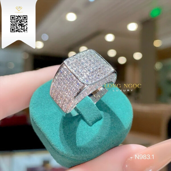 Nhẫn Nam Kim Cương N9831 Dương Trần Daimond