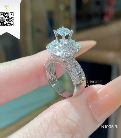 Nhẫn Nữ Kim Cương N10059 Kim Cương Giá Tốt