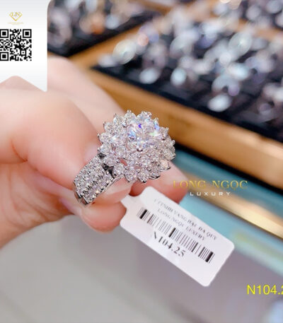 Nhẫn Nữ Kim Cương N10425 Kim Cương Giá Tốt