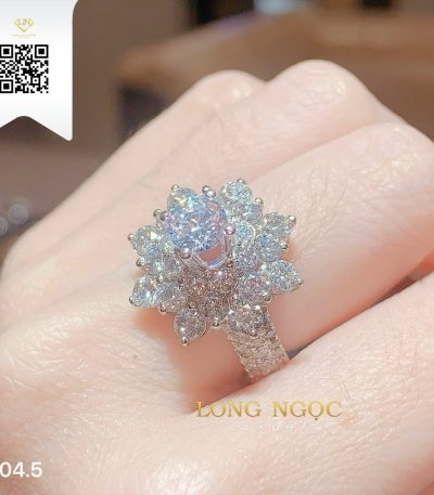 Nhẫn Nữ Kim Cương N1045 Kim Cương Giá Tốt