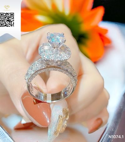 Nhẫn Nữ Kim Cương N10741 Kim Cương Giá Tốt