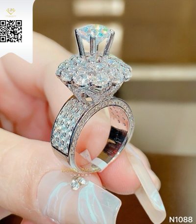 Nhẫn Nữ Kim Cương N1088 Kim Cương Giá Tốt