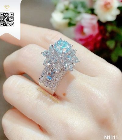 Nhẫn Nữ Kim Cương N1111 Kim Cương Giá Tốt