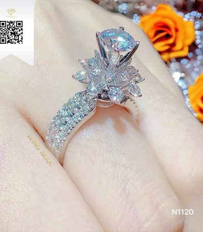 Nhẫn Nữ Kim Cương N1120 Kim Cương Giá Tốt