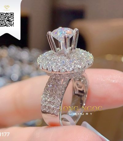Nhẫn Nữ Kim Cương N1177 Kim Cương Giá Tốt