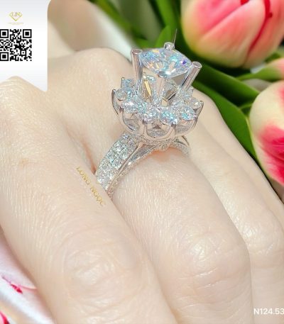 Nhẫn Nữ Kim Cương N12453 Kim Cương Giá Tốt