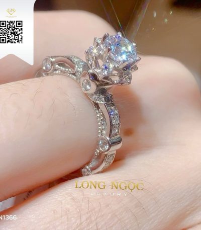 Nhẫn Nữ Kim Cương N1366 Kim Cương Giá Tốt