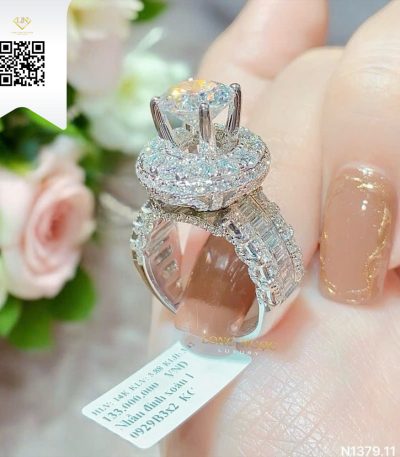 Nhẫn Nữ Kim Cương N137911 Kim Cương Giá Tốt