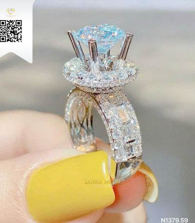 Nhẫn Nữ Kim Cương N137959 Kim Cương Giá Tốt
