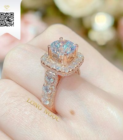 Nhẫn Nữ Kim Cương N1465 Kim Cương Giá Tốt
