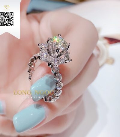 Nhẫn Nữ Kim Cương N14710 Kim Cương Giá Tốt