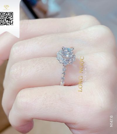 Nhẫn Nữ Kim Cương N1476 Kim Cương Giá Tốt
