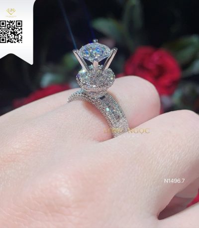 Nhẫn Nữ Kim Cương N14967 Kim Cương Giá Tốt