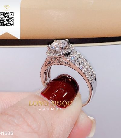 Nhẫn Nữ Kim Cương N1505 Kim Cương Giá Tốt