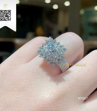Nhẫn Nữ Kim Cương N1567 Kim Cương Giá Tốt